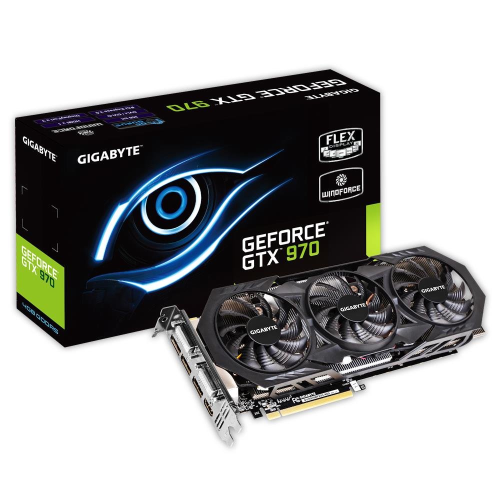 Amazon | Gigabyte GV-N970WF3OC-4GD NVIDIA GeForce GTX 970 4GB